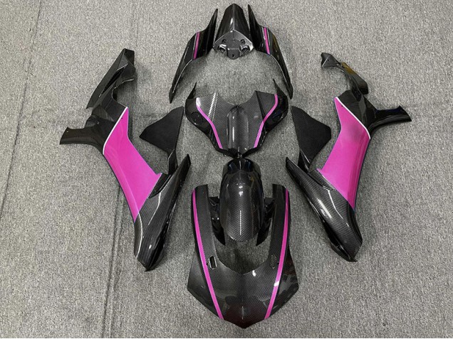 Fibra De Carbono & Rosa 15-19 R1 Carenado Moto Fibra De Carbono & Rosa 15-19 R1 Carenado Moto
