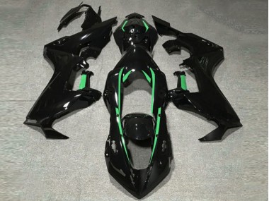 Forro Negro Brillante & Verde Bosque 17-23 CBR1000RR Carenado Moto
