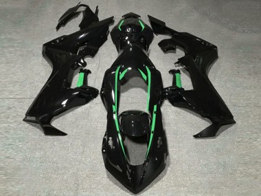 Forro Negro Brillante & Verde Bosque 17-23 CBR1000RR Carenado Moto