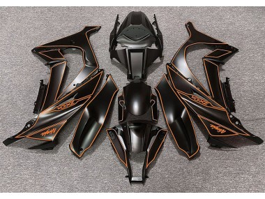 Forro Negro Mate & Naranja 11-15 ZX10R Carenado Moto