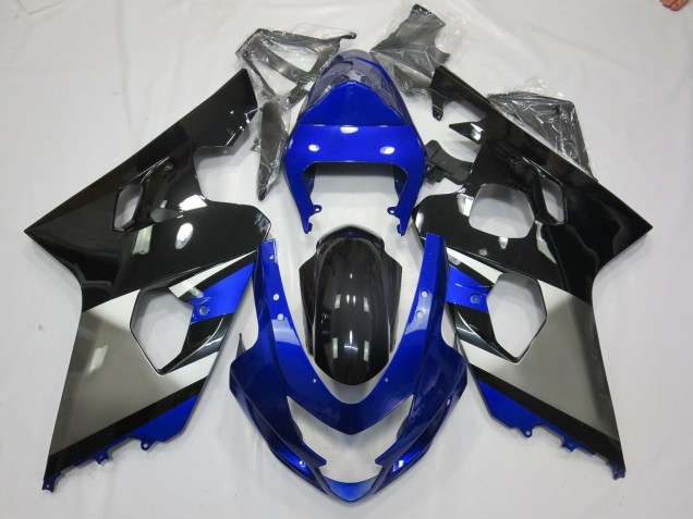 Gris Azul & Negro 04-05 GSXR 600-750 Carenado Moto Gris Azul & Negro 04-05 GSXR 600-750 Carenado Moto