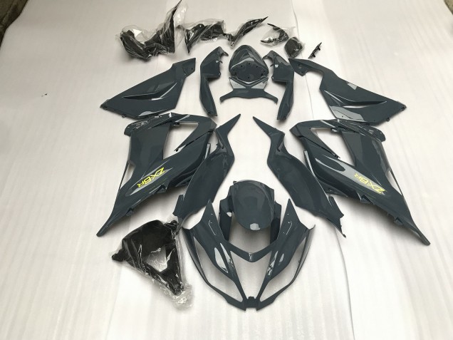 Gris Brillante 13-18 ZX6R Carenado Moto Gris Brillante 13-18 ZX6R Carenado Moto