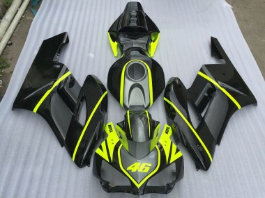 Gris Negro & Alta Viz 04-05 CBR1000RR Carenado Moto