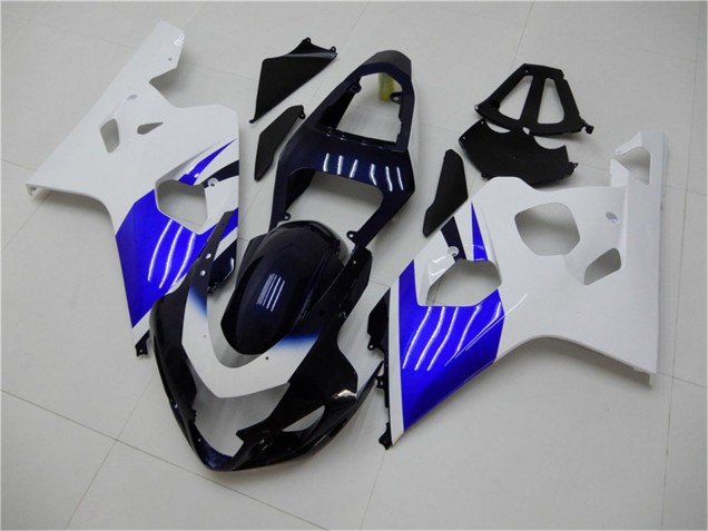 Carenado Moto Suzuki GSXR 600/750 2004-2005 - Blanco Azul Negro Baratos