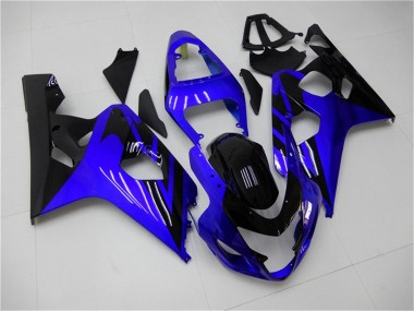 Carenados Moto Suzuki GSXR 600/750 2004-2005 - Azul Negro Brillante Baratos