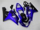 Carenados Moto Suzuki GSXR 600/750 2004-2005 - Azul Negro Brillante Baratos