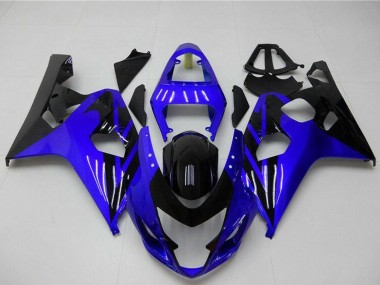 Carenados Moto Suzuki GSXR 600/750 2004-2005 - Azul Negro Brillante Baratos
