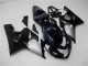 Carenados Moto Suzuki GSXR 600/750 2004-2005 - Negro Brillante Plata Azul Baratos