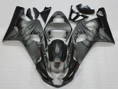 Carenados Moto Suzuki GSXR 600/750 2004-2005 - Gris Negro Llama Baratos