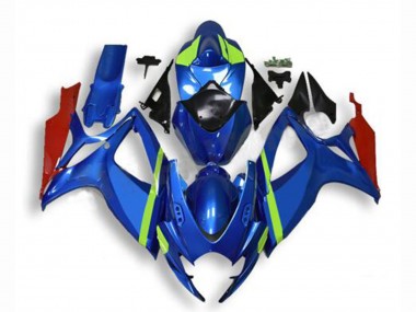 Carenados Moto Suzuki GSXR 600/750 2006-2007 - Azul Verde Rojo Baratos