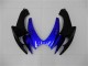 Carenados Moto Suzuki GSXR 600/750 2006-2007 - Azul Negro Brillante Baratos