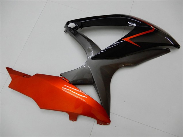 Carenados Moto Suzuki GSXR 600/750 2008-2010 - Naranja Gris Negro Brillante Baratos