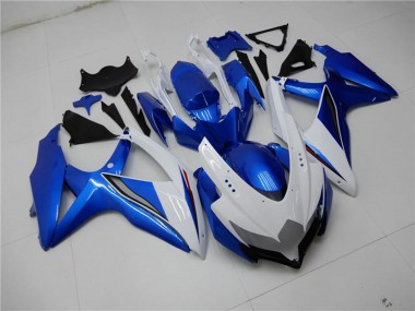 Carenados Moto Suzuki GSXR 600/750 2008-2010 - Blanco Azul Baratos