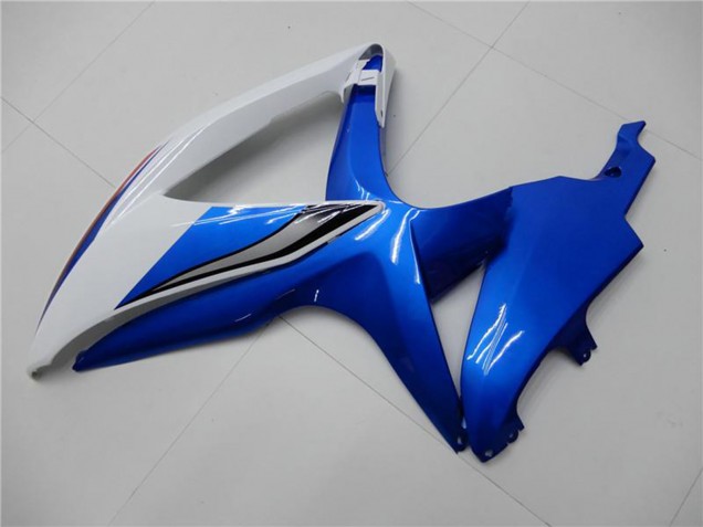 Carenados Moto Suzuki GSXR 600/750 2008-2010 - Blanco Azul Baratos