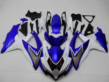 Carenados Moto Suzuki GSXR 600/750 2008-2010 - Blanco Azul Negro Rojo Línea Baratos