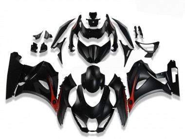 Carenados Moto Suzuki GSXR 1000 2017-2024 - Negro Rojo Baratos