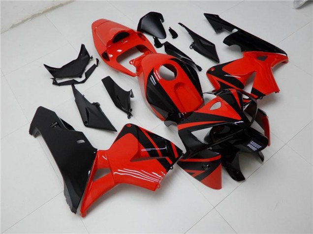 Carenados ABS Honda CBR600RR 2005-2006 - Rojo Negro Baratos