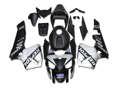 Carenados Moto Honda CBR600RR 2005-2006 - Negro Plata Repsol Baratos