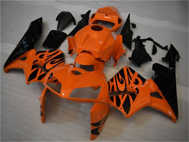 Carenado Moto Honda CBR600RR 2005-2006 - Naranja Negro Llama Baratos
