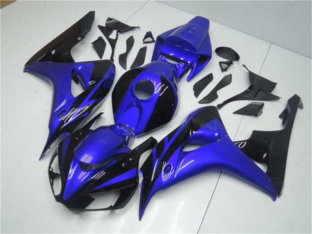 Kits Carenado Moto Honda CBR1000RR 2006-2007 - Azul Negro Brillante Baratos