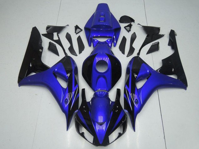 Kits Carenado Moto Honda CBR1000RR 2006-2007 - Azul Negro Brillante Baratos