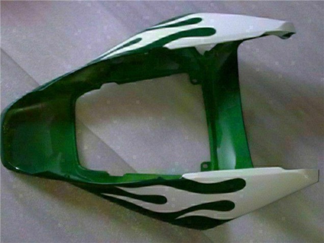 Carenados Moto Honda CBR1000RR 2006-2007 - Blanco Verde Llama Baratos