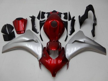 Carenados Moto Honda CBR1000RR 2008-2011 - Plata Rojo Granate Baratos
