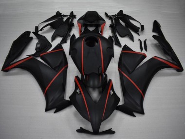 Carenados Moto Honda CBR1000RR 2012-2016 - Negro Mate Rojo Baratos