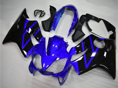 Kits Carenado Moto Honda CBR600 F4i 2004-2007 - Azul Negro Brillante Baratos