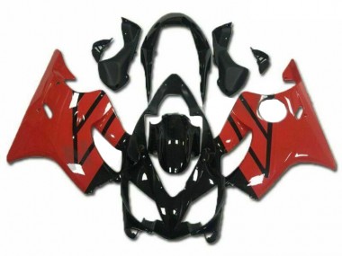 Kits Carenados Moto Honda CBR600 F4i 2004-2007 - Rojo Negro Brillante Baratos