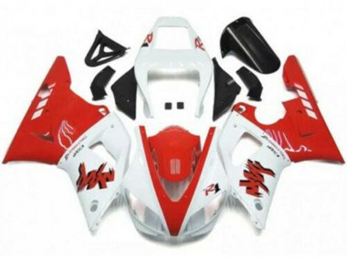 Carenados Moto Yamaha YZF R1 1998-1999 - Blanco Rojo Baratos