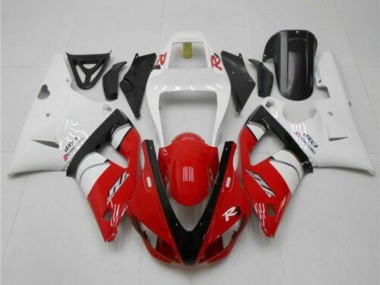 Carenados Moto Yamaha YZF R1 1998-1999 - Blanco Rojo Negro Baratos