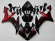 Carenados Moto Yamaha YZF R1 2004-2006 - Negro Brillante Rojo Llama Baratos