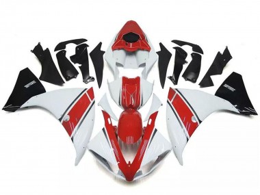 Carenados Moto Yamaha YZF R1 2009-2011 - Blanco Rojo Negro Baratos
