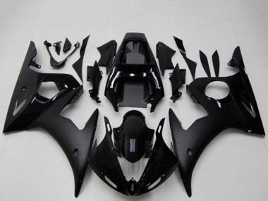 Carenados Moto Yamaha YZF R6 2003-2004 - Negro Brillante Negro Mate Baratos