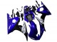 Carenados Moto Yamaha YZF R6 2003-2004 - Azul Blanco Negro Brillante Baratos