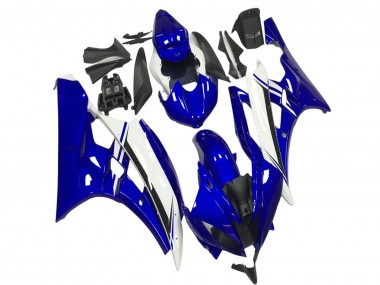 Carenados Moto Yamaha YZF R6 2006-2007 - Azul Blanco Negro Baratos