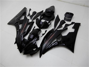 Kits Carenado Moto Yamaha YZF R6 2006-2007 - Negro Brillante Negro Mate Baratos