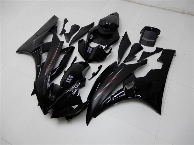 Kits Carenado Moto Yamaha YZF R6 2006-2007 - Negro Brillante Negro Mate Baratos