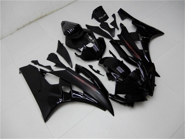 Kits Carenado Moto Yamaha YZF R6 2006-2007 - Negro Brillante Negro Mate Baratos