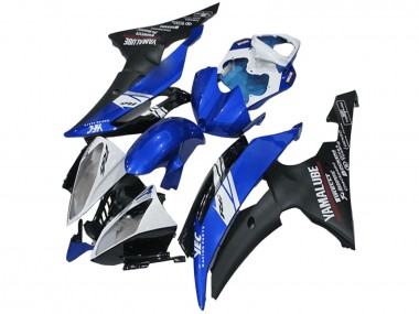 Carenados Moto Yamaha YZF R6 2008-2016 - Blanco Azul Negro Mate Yamalube Baratos