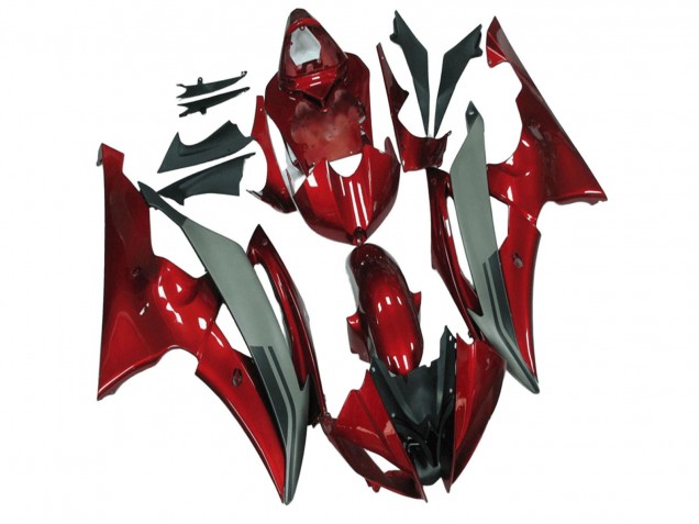 Carenados Moto Yamaha YZF R6 2008-2016 - Rojo Gris Baratos