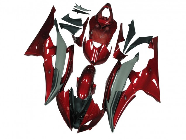 Carenados Moto Yamaha YZF R6 2008-2016 - Rojo Gris Baratos