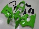 Carenados Moto Kawasaki ZX6R 2000-2002 - Verde Negro Baratos