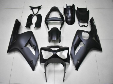 Carenados Moto Kawasaki ZX6R 2003-2004 - Negro Mate Baratos