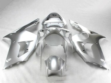 Kits Carenado Moto Kawasaki ZX6R 2003-2004 - Plata Baratos
