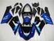 Kits Carenado Moto Kawasaki ZX6R 2005-2006 - Azul Negro Brillante Baratos