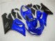 Carenados Moto Kawasaki ZX6R 2005-2006 - Azul Negro Mate Baratos