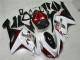 Carenados Moto Kawasaki ZX6R 2007-2008 - Blanco Negro Rojo Baratos