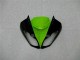 Carenados Moto Kawasaki ZX6R 2009-2012 - Negro Brillante Verde Baratos